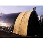 10m széles körívelt gombaház